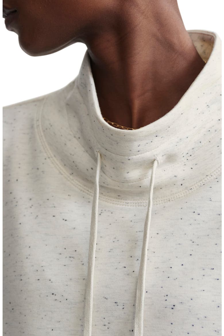 Oakdale Drawstring Sweatshirt, Alternate, color, IVORY MARL FLECK