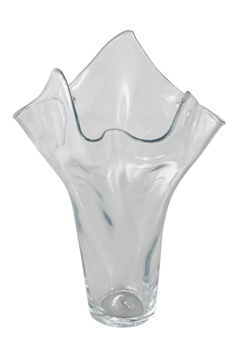 Clear Glass Vase, Main, color, CLEAR