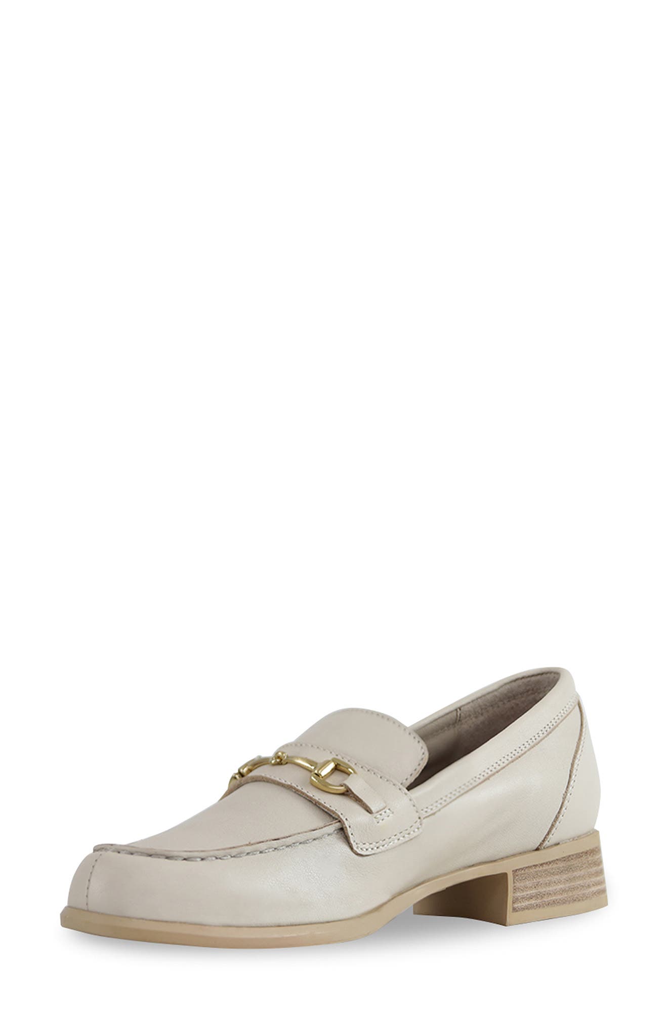 Gryffin Bit Loafer, Alternate, color, CREAM