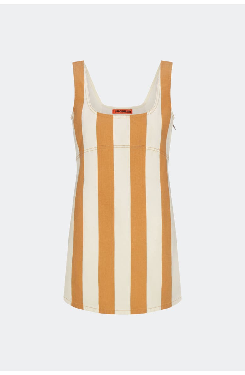 SIMONMILLER Sahara Striped Denim Dress, Alternate, color,
