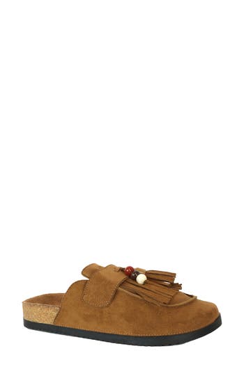 Seven7 Emelia Tassel Clog In Chestnut