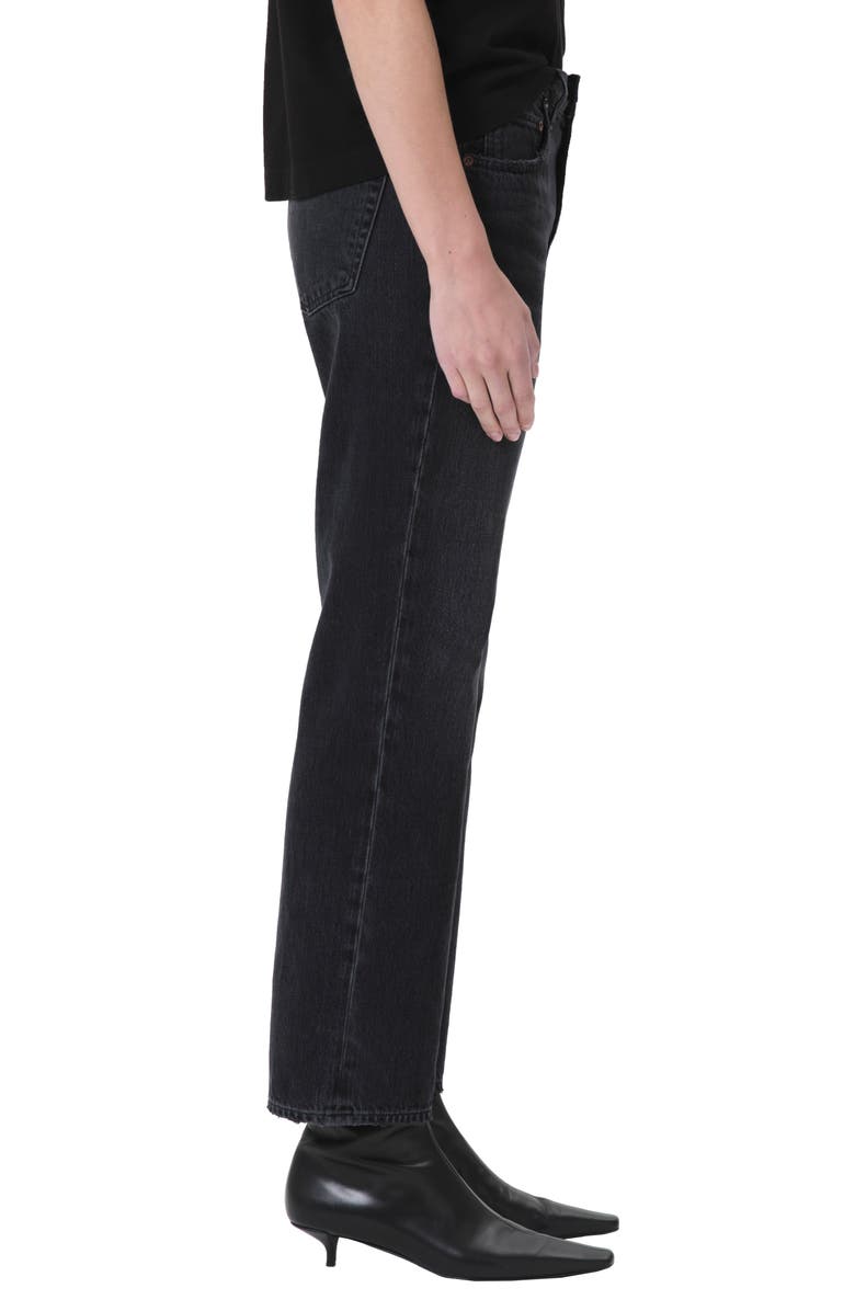 AGOLDE Valen High Waist Organic Cotton Ankle Straight Leg Jeans, Alternate, color, 