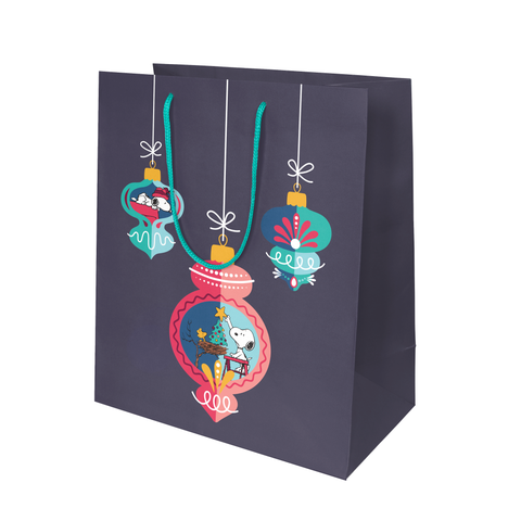 Snoopy's Seasons Greetings Large Gift Bag