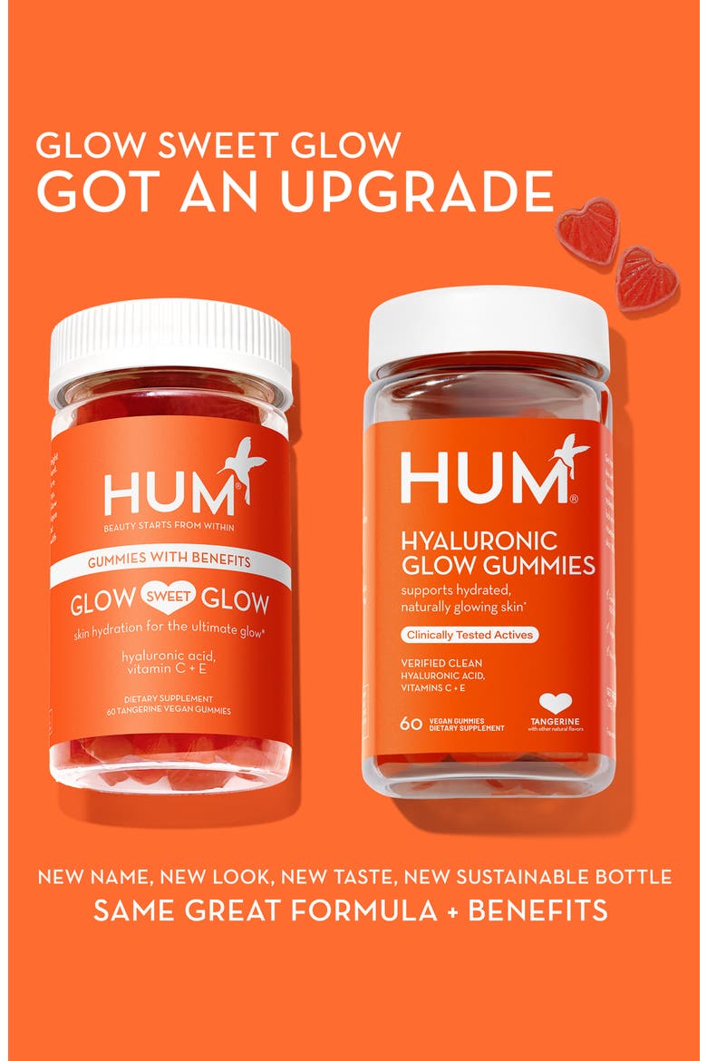 Glow Sweet Glow Gummies Skin Hydration Dietary Supplement, Alternate, color, NO COLOR