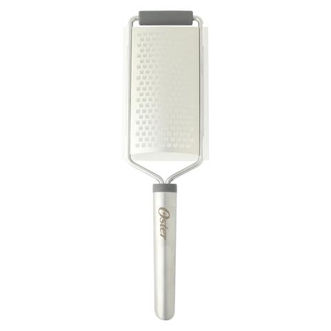 12 x 3.5 Inch Stainless Steel Handheld Grater in Silver