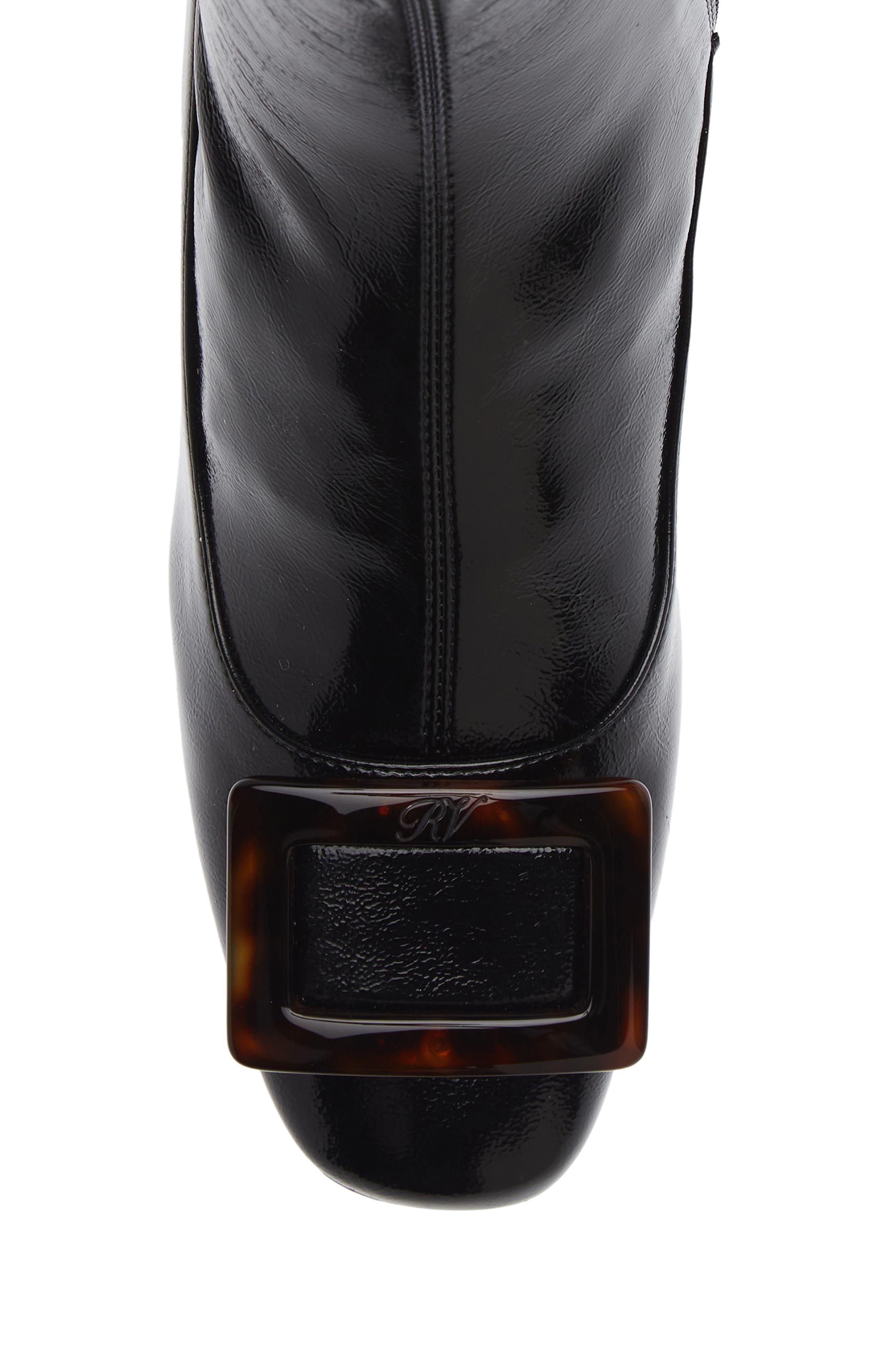 Roundy Stretch Bootie, Alternate, color, NERO