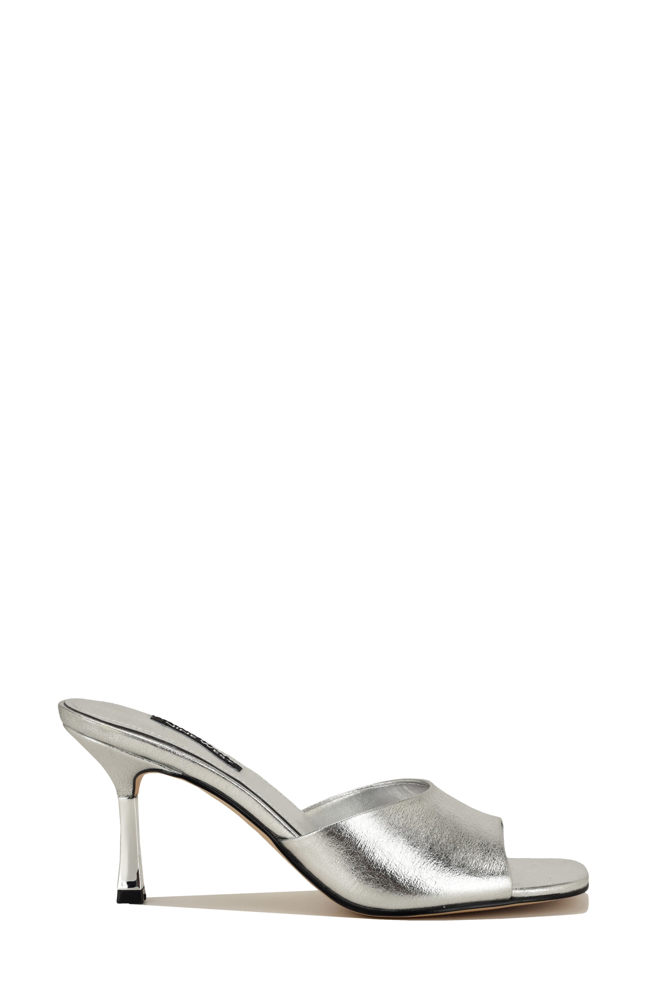 Lamell Sandal, Alternate, color, SILVER