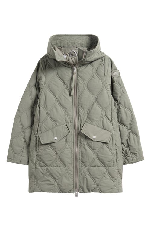 Canada Goose Alessia Quilted Hooded Jacket In Gray