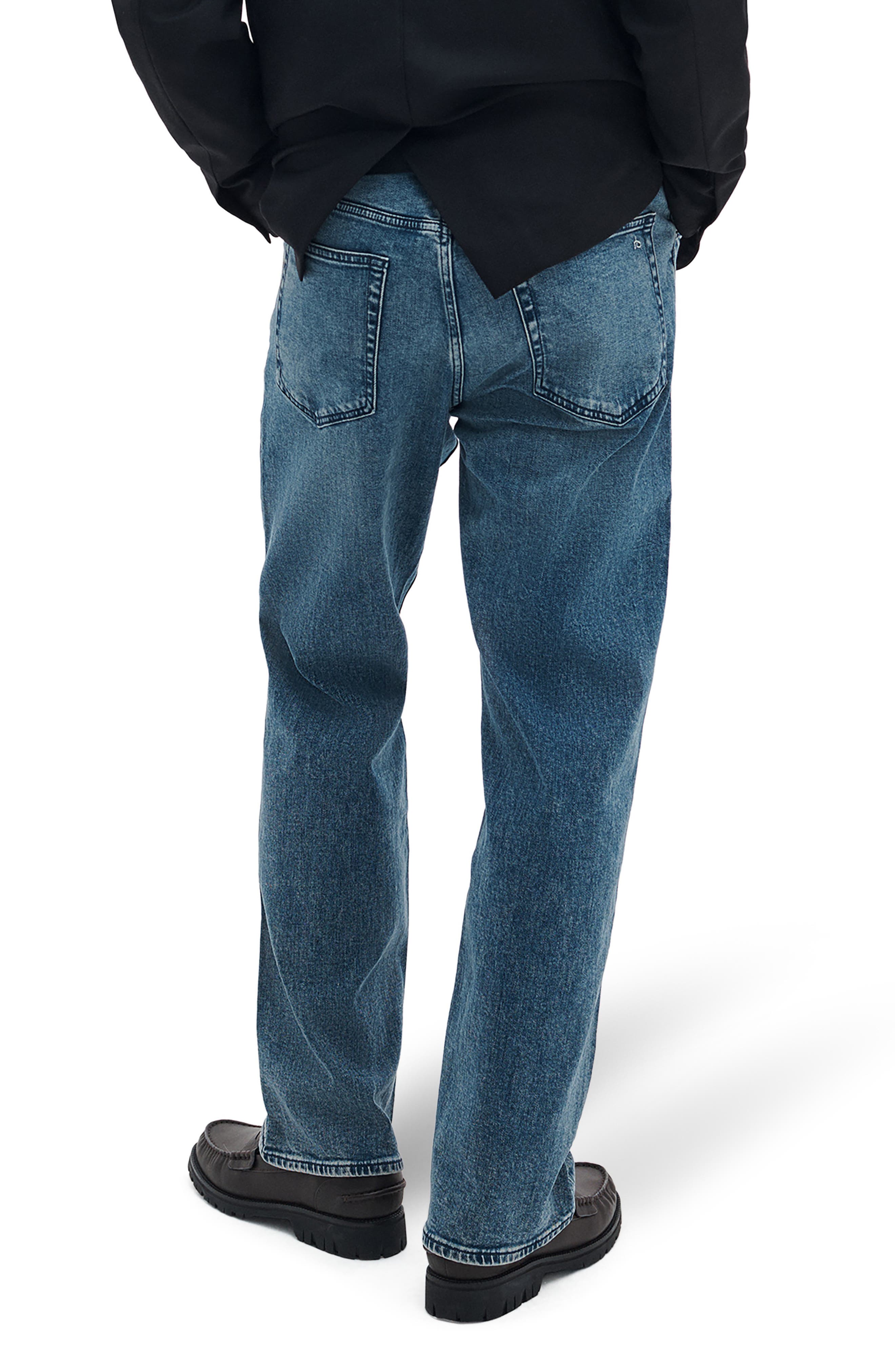 Fit 4 Authentic Stretch Straight Leg Jeans - image 2