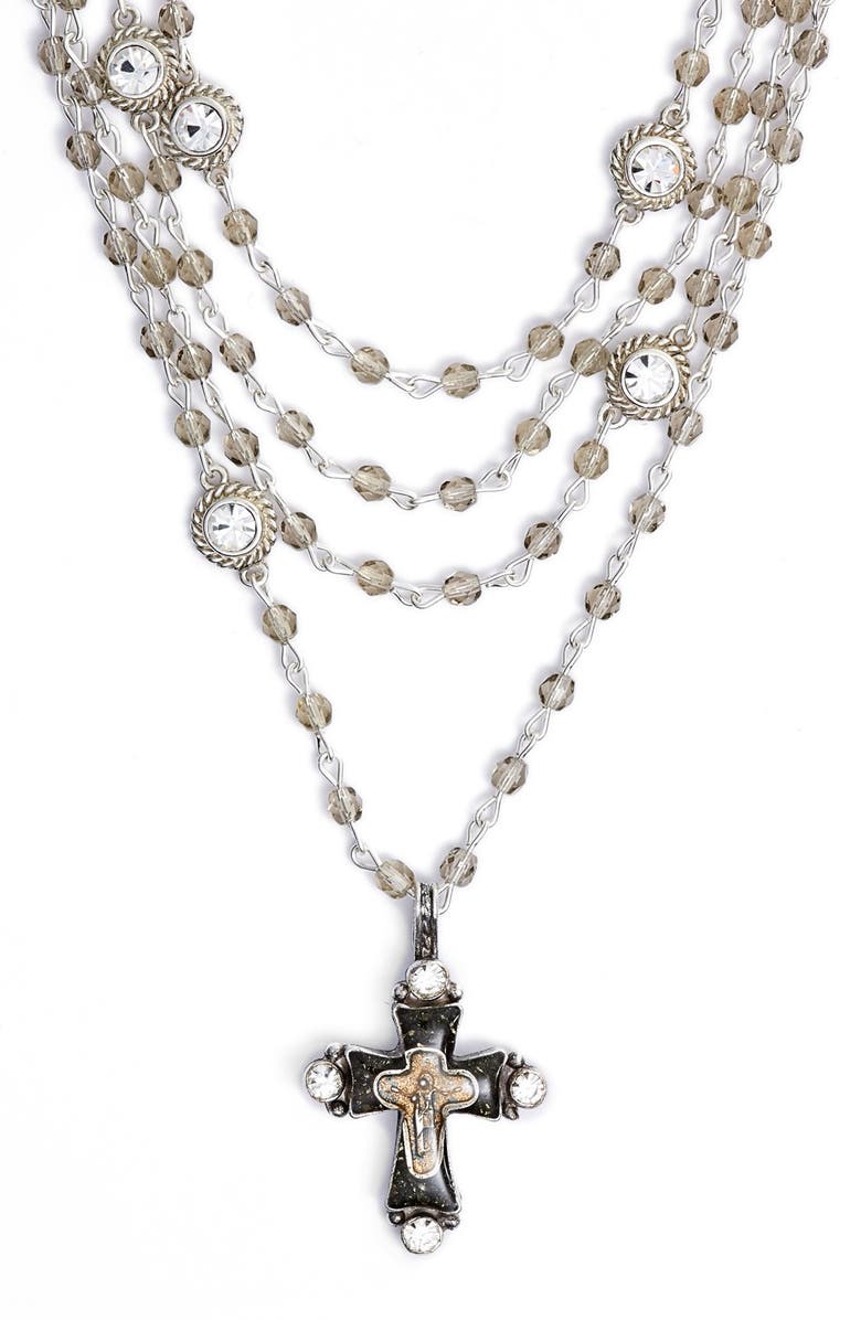 Virgins Saints & Angels 'Magdalena Cross' Necklace, Main, color,
