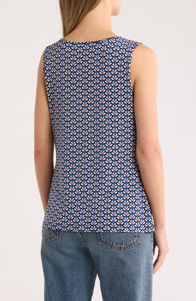 T Tahari Cowl Neck Sleeveless Top, Alternate, color,