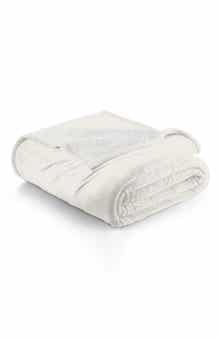 Woven & Weft Faux Shearling Fleece Throw Blanket