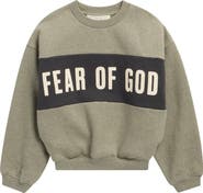 Fear of God Essentials Kids' Logo Panel Sweatshirt