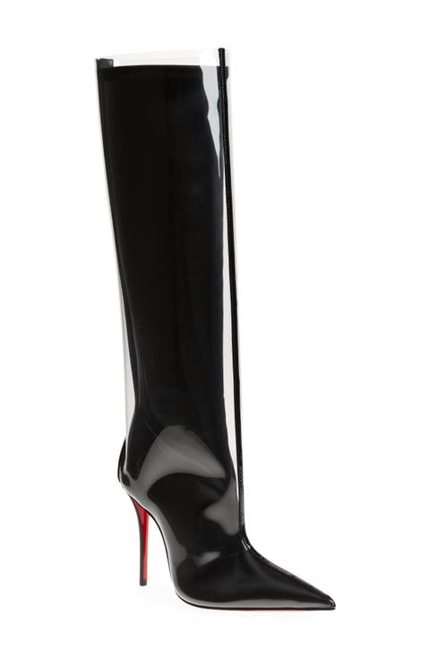 Zurprize Clear Encased Pointed Toe Boot
