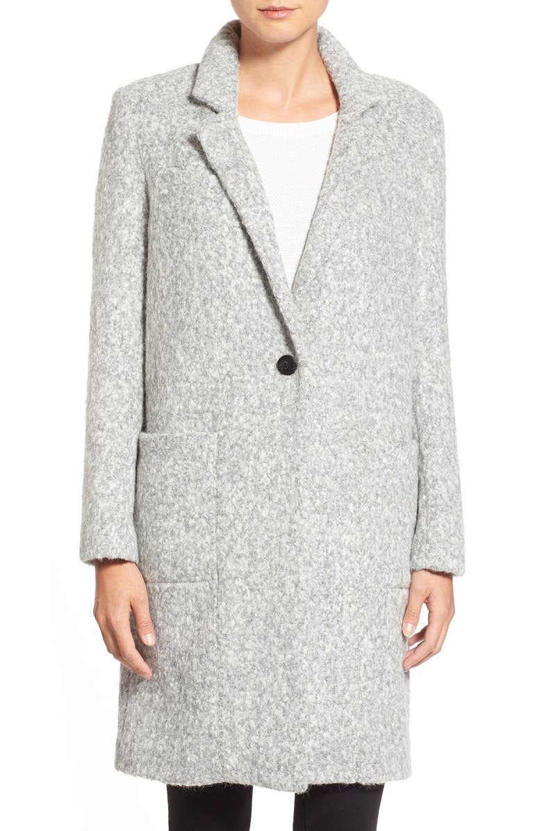 ZAC Zac Posen 'Giselle' One-Button Reefer Coat, Main, color,