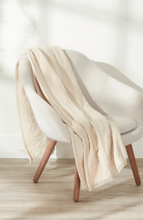 Nordstrom Chenille Throw In Beige Oatmeal Multi
