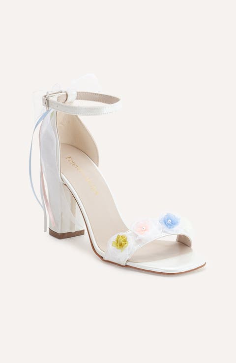 Nikki Lace Bridal Sandals
