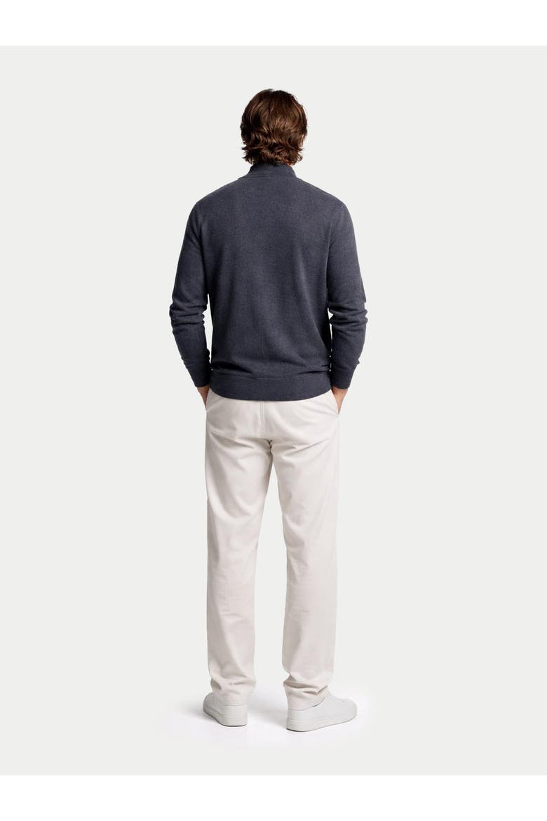 Timeless Full-Zip Cashmere Cardigan, Alternate, color, charcoal