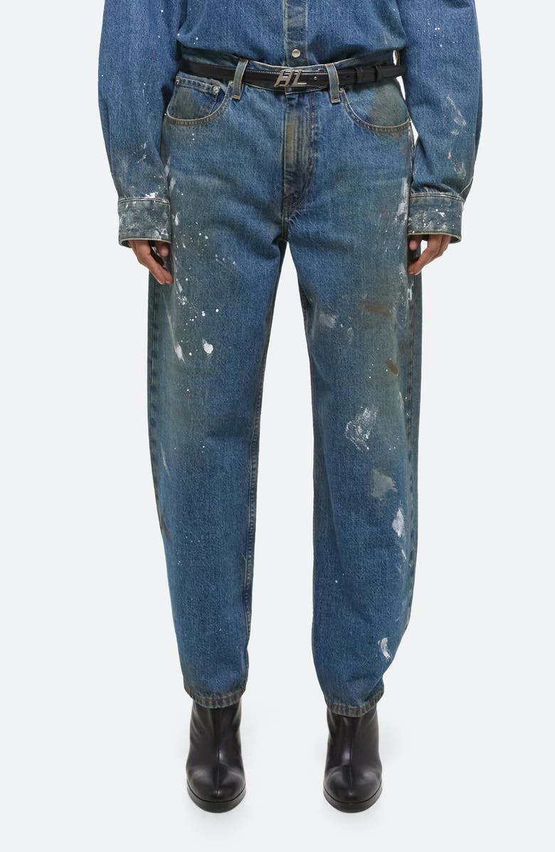 Helmut Lang Ankle Wide Leg Jeans, Main, color, 