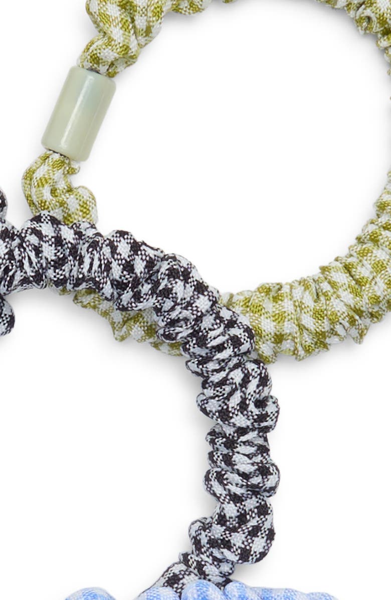 NATASHA 10-Pack Gingham Scrunchies, Alternate, color, Multi