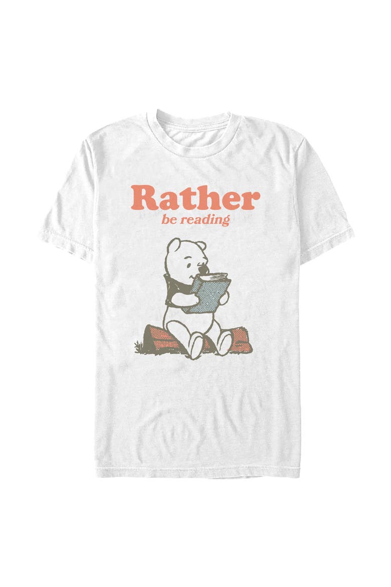Men's Rather Be Reading Short Sleeve T-Shirt, Main, color, White