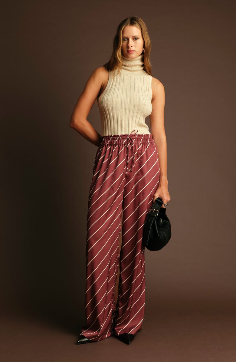 DELUC Ben Sleeveless Turtleneck Sweater, Alternate, color, Ecru Melange