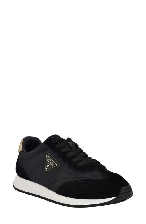 Guess Joggin Low Top Sneaker In Black