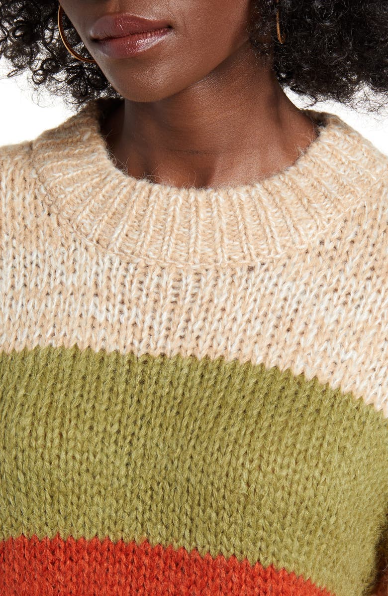 J.O.A. Multi Stripe Sweater, Alternate, color, 