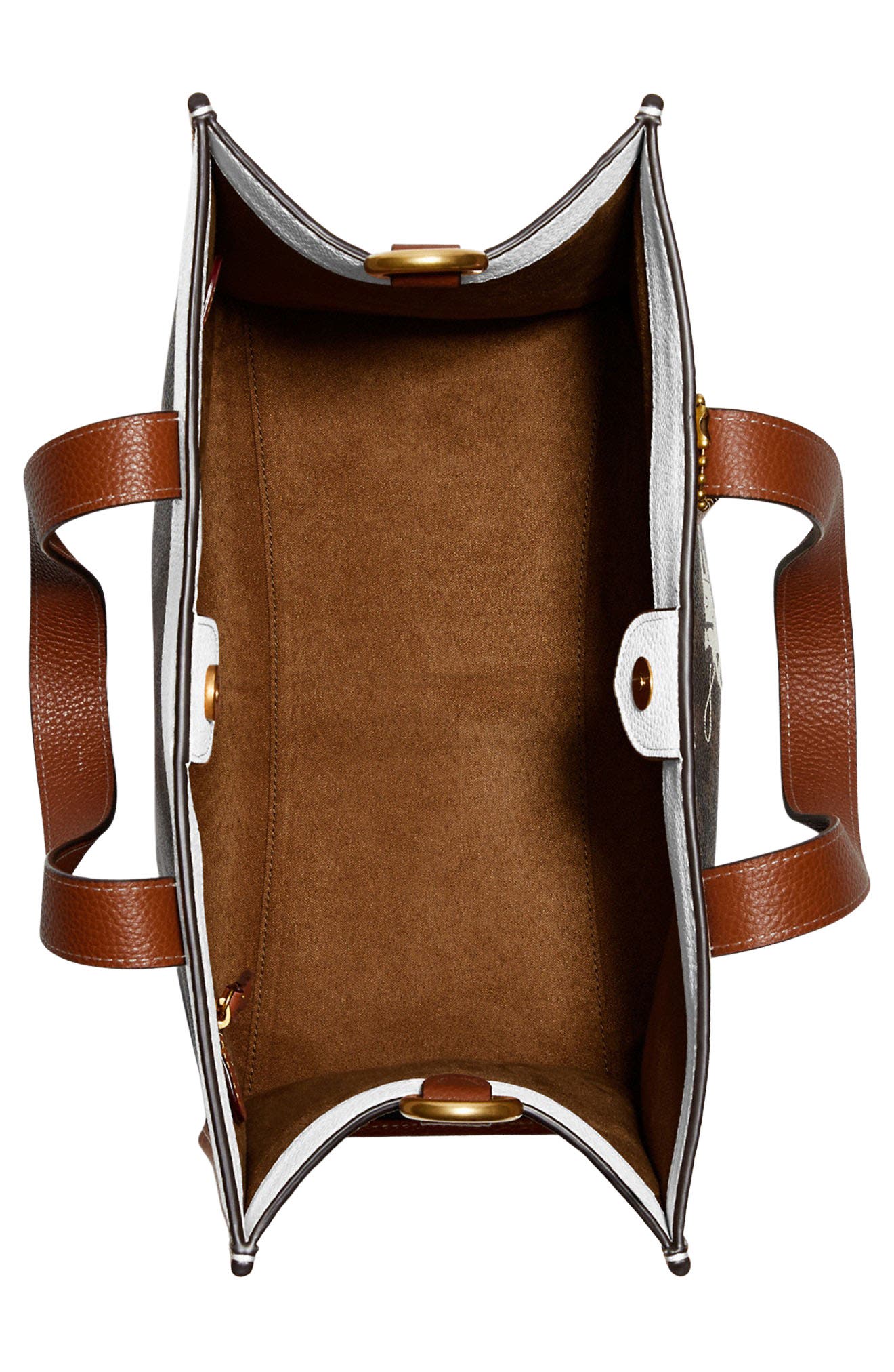 COACH Signature Coated Canvas & Leather Field Tote, Alternate, color, 