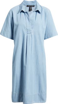 Eileen Fisher Organic Cotton Denim Dress