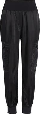 Cinq à Sept Giles Cupro Crop Cargo Joggers