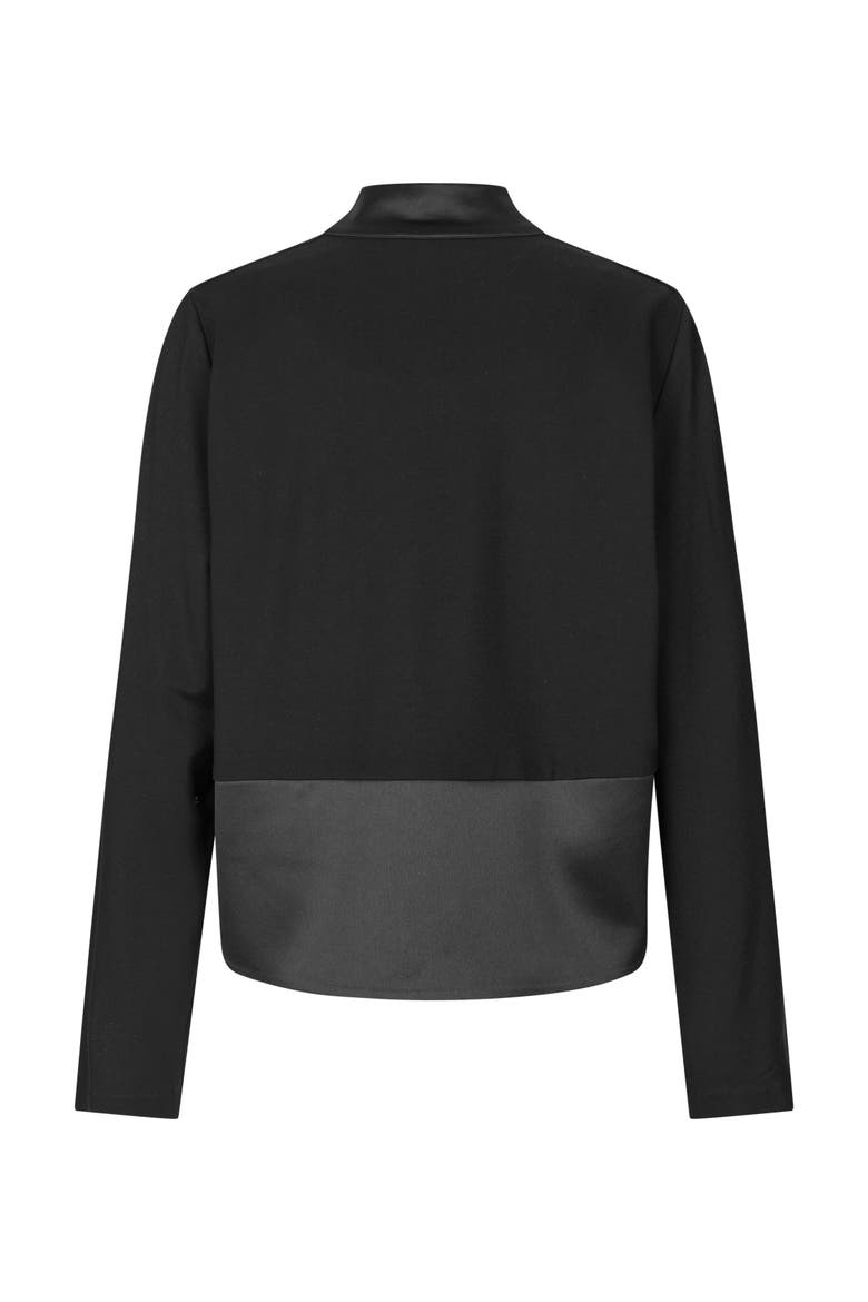 Majadania Cropped Blazer, Alternate, color, Black