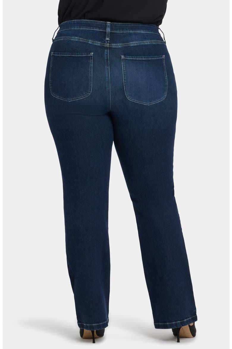 Billie Seamed High Waist Mini Bootcut Jeans, Alternate, color, INDIGO SEINE