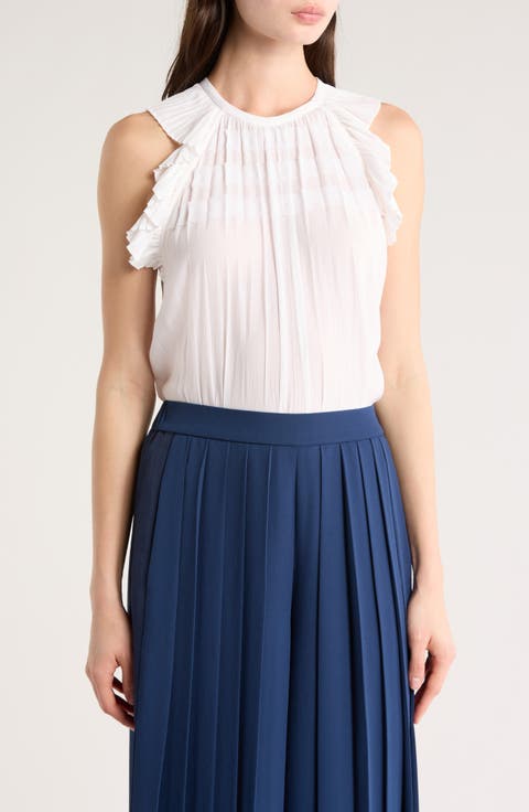 Carmi Flutter Sleeve Tank