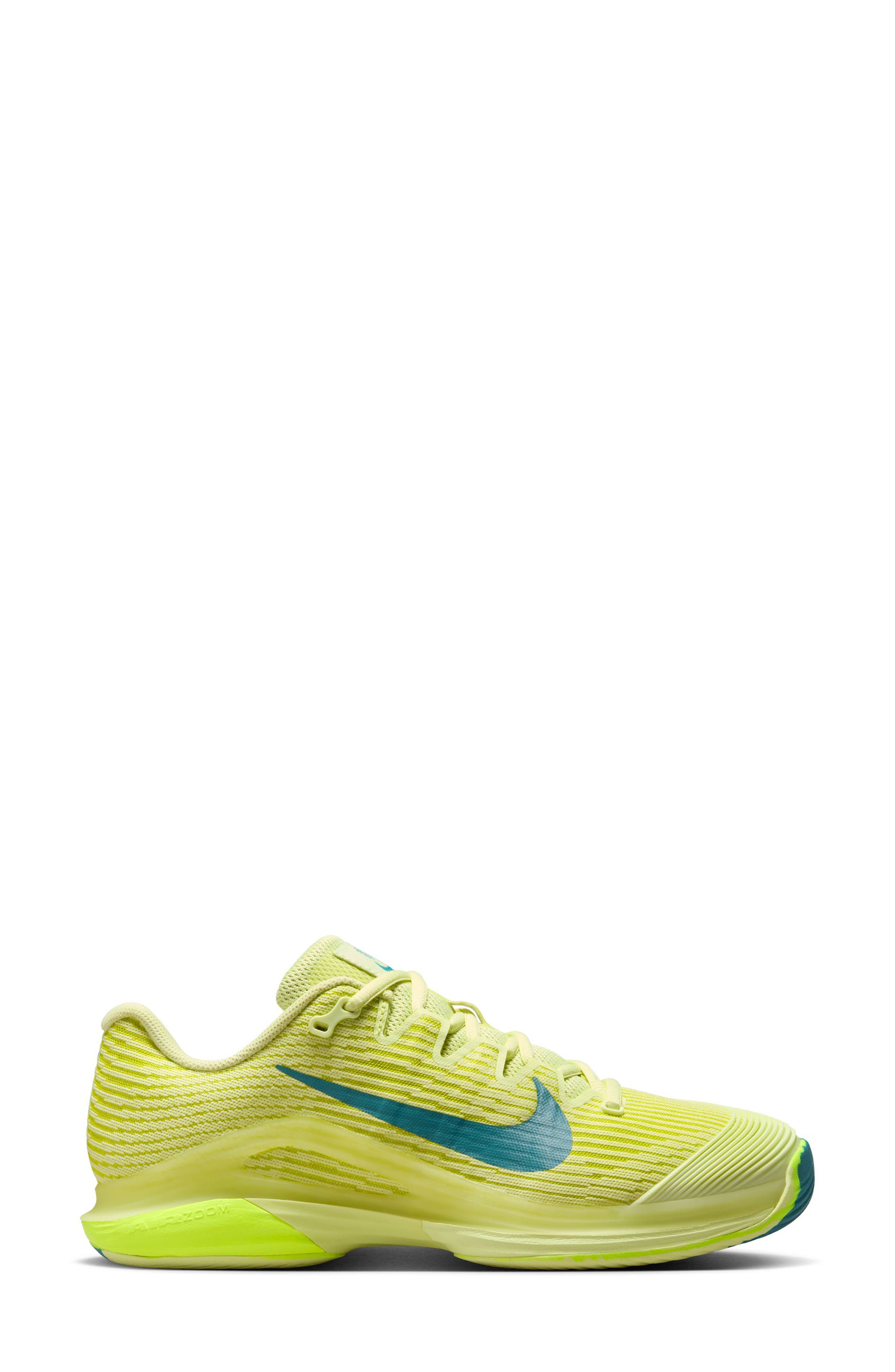 Nike Zoom Vapor 12 Premium Hard Court Tennis Shoe, Alternate, color, Luminous Green/ Teal/ Voltage