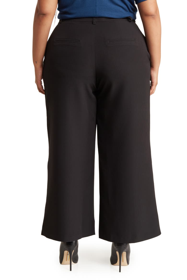 Marcia Wide Leg Pants, Alternate, color, BLACK