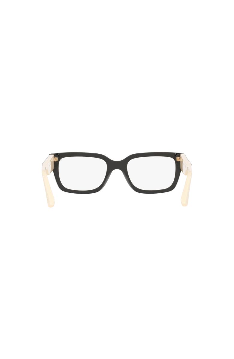 Gucci 53mm Cat Eye optical glasses, Alternate, color, Black