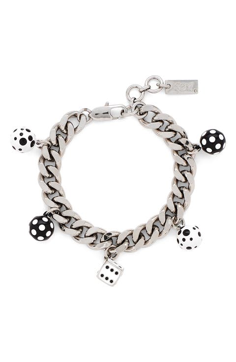 Dice Charm Bracelet