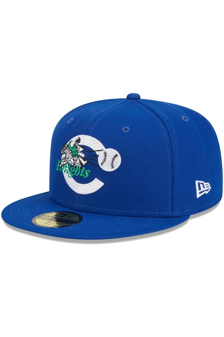 Men's New Era Blue Charlotte Knights Theme Nights 1992  59FIFTY Fitted Hat, Main, color, Blue