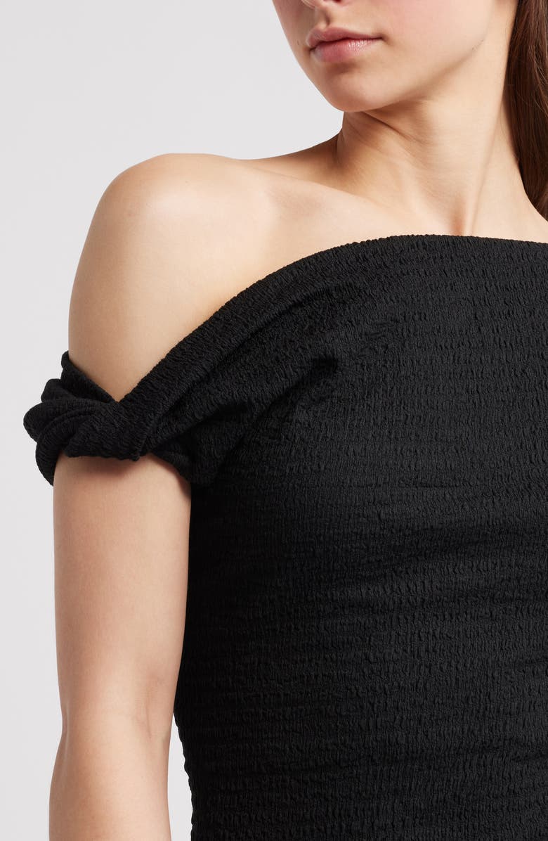 rag & bone Lou One-Shoulder Top, Alternate, color, 