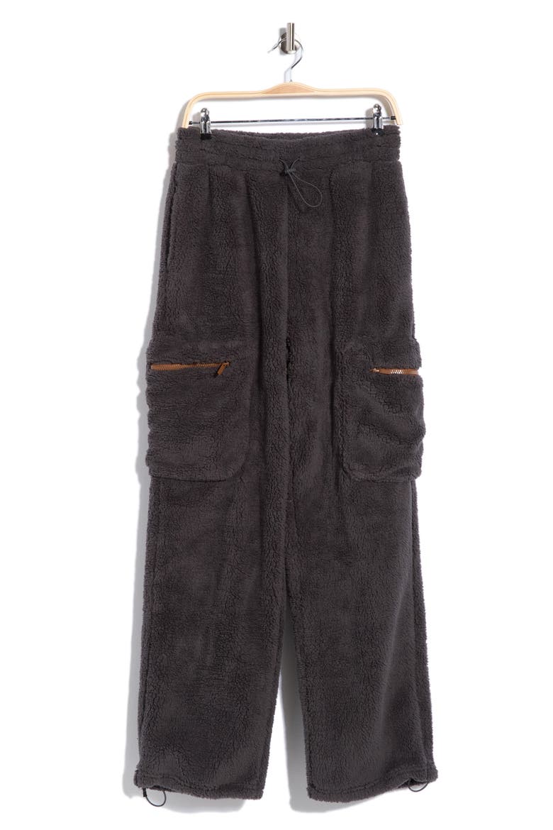 Nyisha UGGfluff Cargo Pants, Alternate, color, INK
