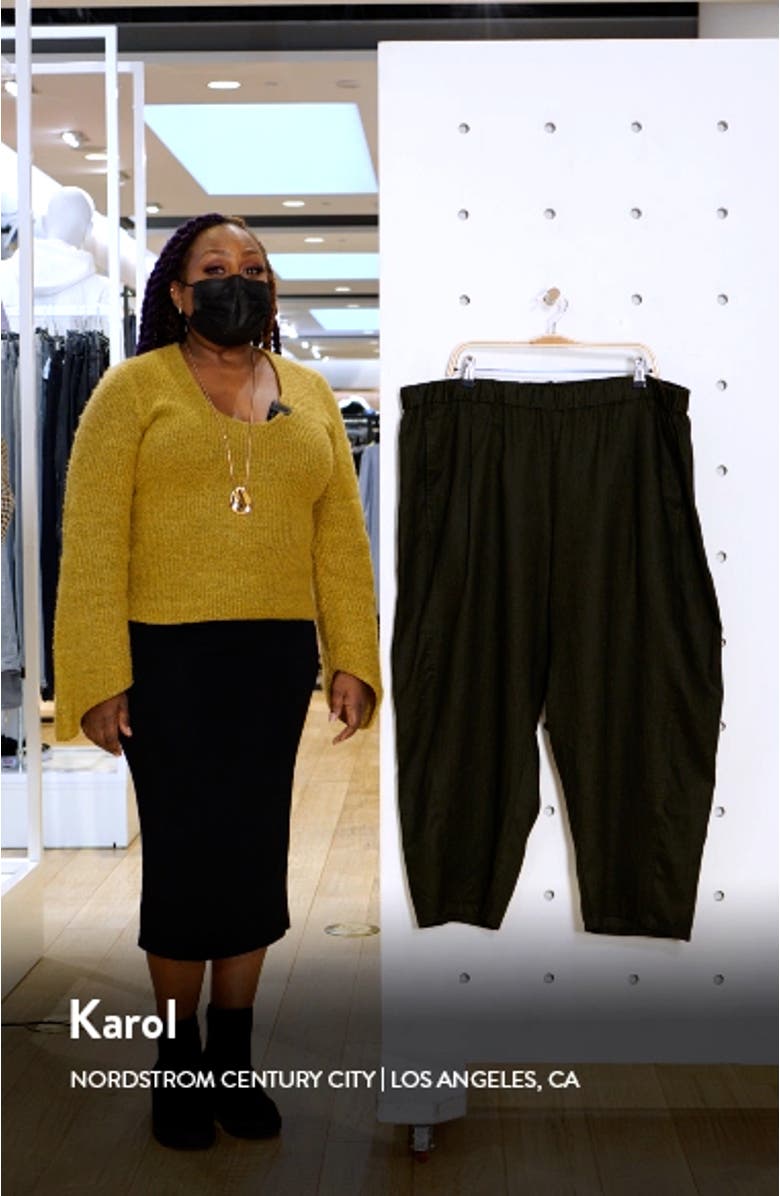 Lantern Organic Linen Ankle Pants, sales video thumbnail