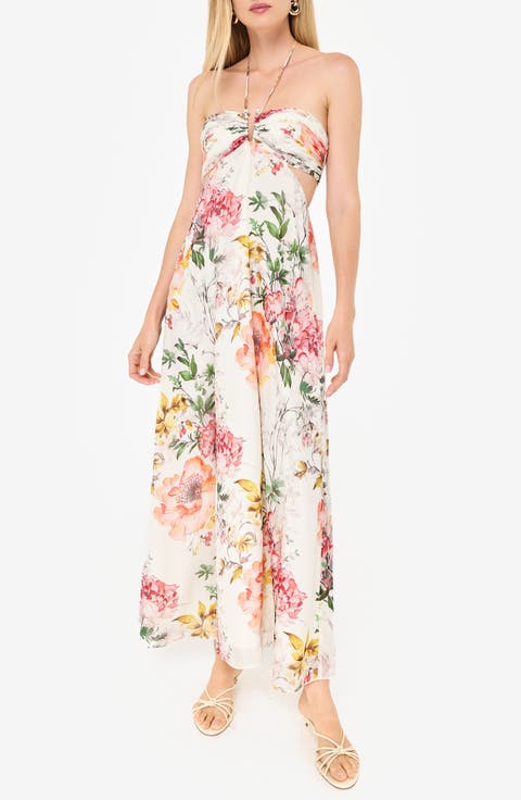 Halter Floral Dresses for Women