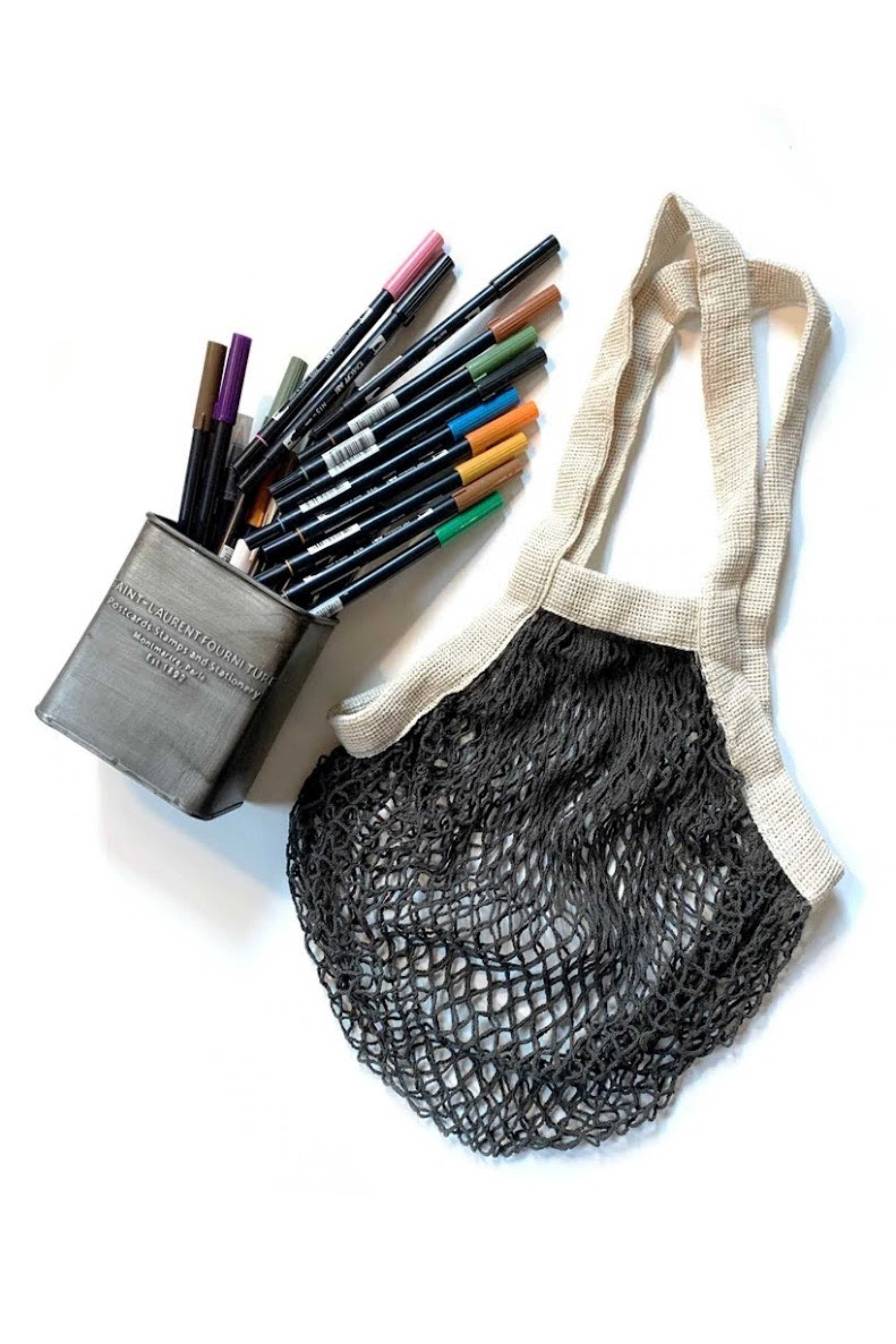 Pillowpia The French Market Bag, Alternate, color, Iron