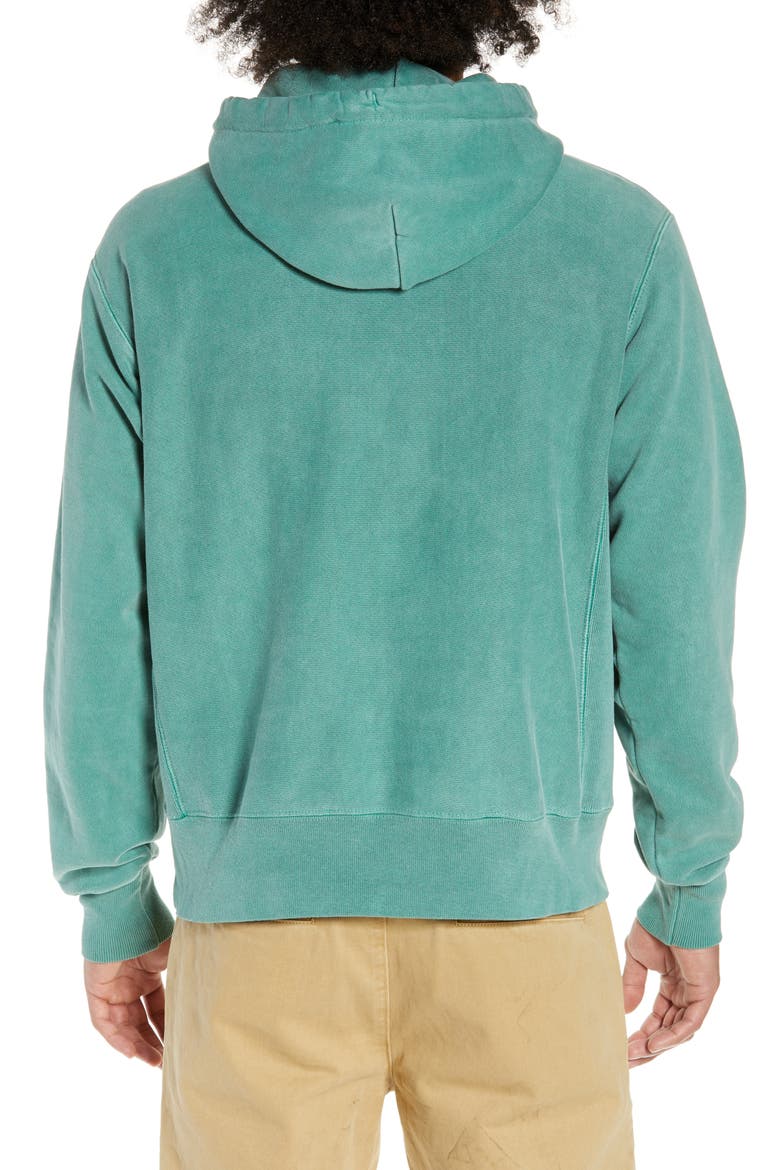 Snoopy Reverse Weave Hoodie(Limited Edition) (Nordstrom Exclusive), Alternate, color, GRASS HOOPER