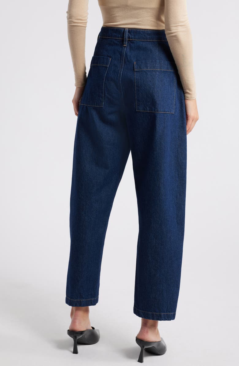 FRAME Exposed Button Fly Crop Balloon Leg Jeans, Alternate, color,