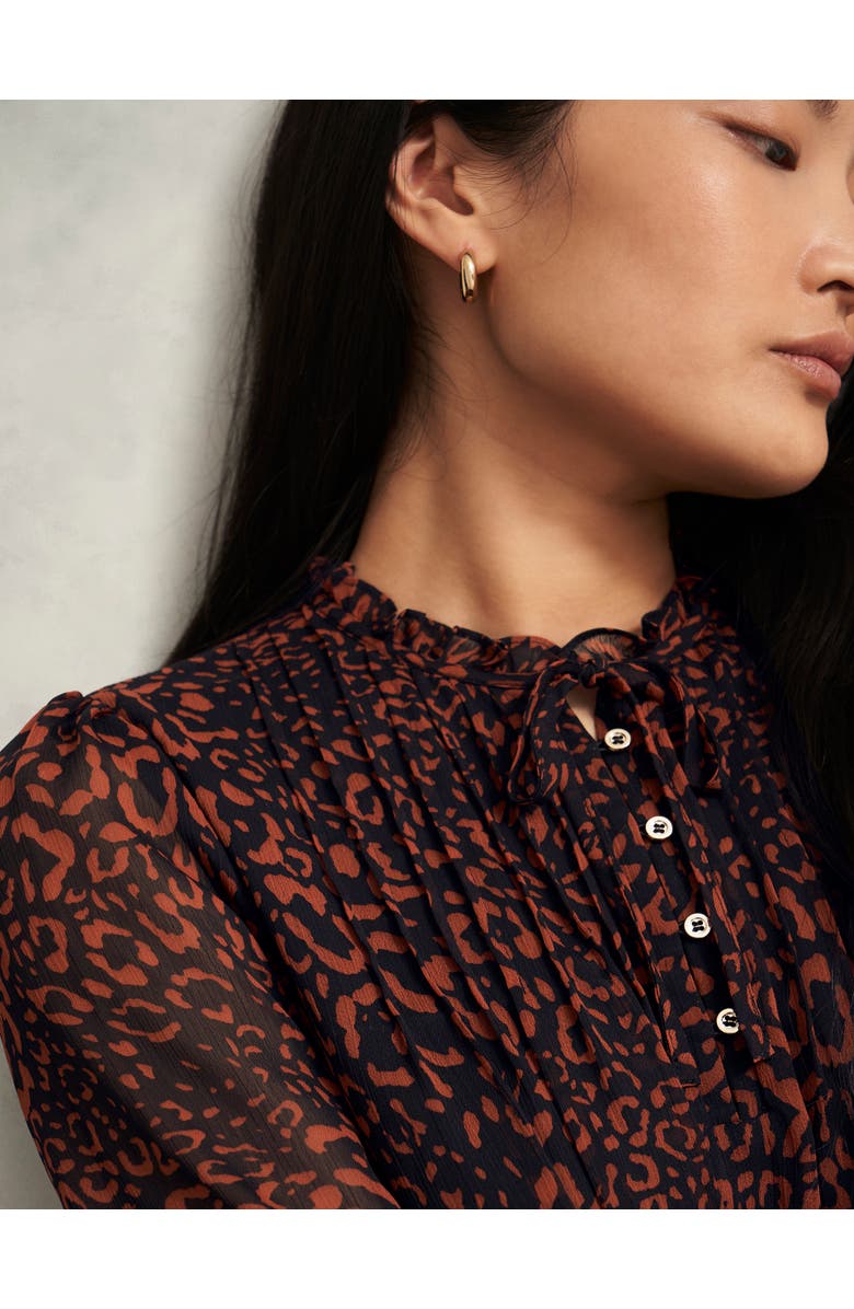 HOBBS LONDON Carolina Blouse, Alternate, color, Black Copper