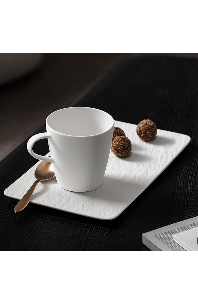 Villeroy & Boch Manufacture Rock blanc Coffee Cup, Alternate, color, White