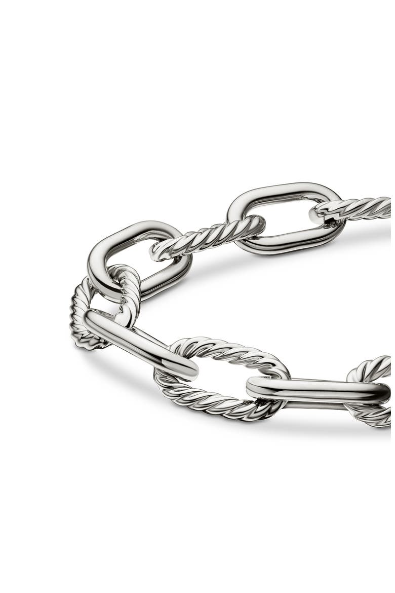 DY Madison Chain in Sterling Silver Bracelet, 11mm, Alternate, color, SILVER
