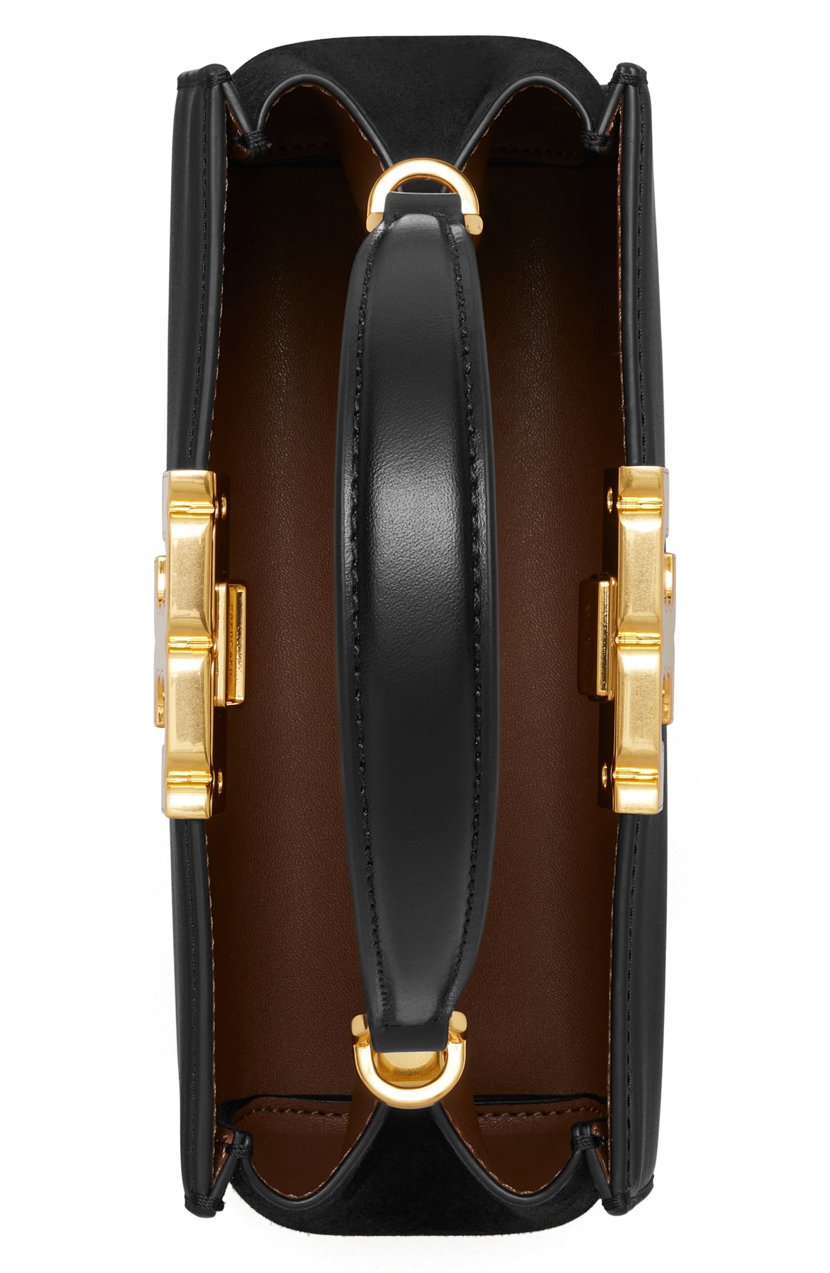 Tory Burch Mini Eleanor Leather Satchel, Alternate, color, 